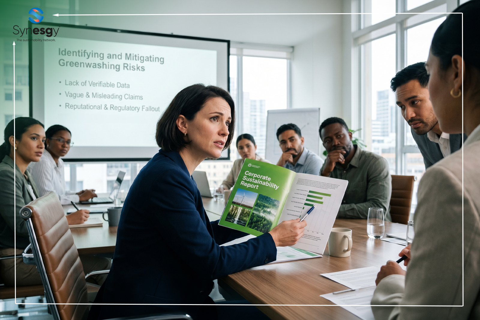 Synesgy Onsite Article Greenwashing Risks In The UAE; What Happens Without Verified Sustainability Reporting.