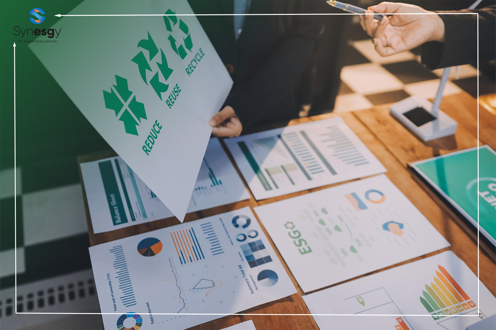 Synesgy Onsite Article GRI, ISSB, Or TCFD, Which ESG Reporting Framework Is Right For Your UAE Business.