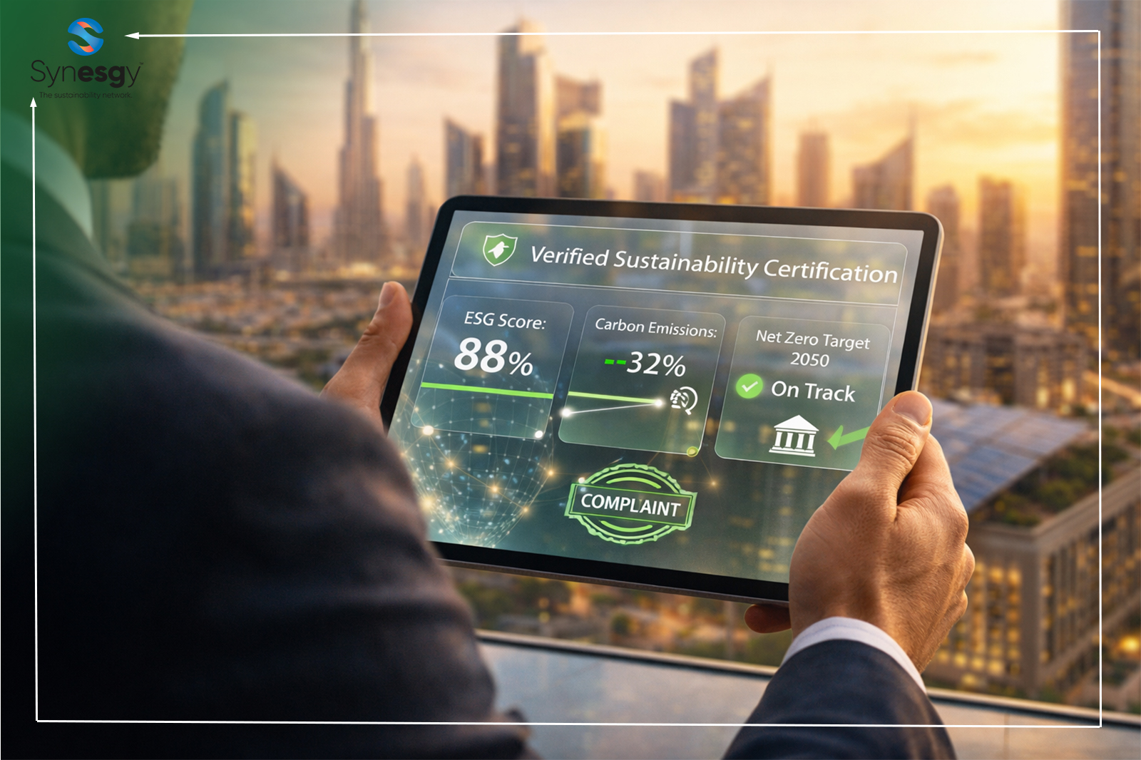 Synesgy Onsite Article How Sustainability Certifications Help UAE Companies Align With The Net Zero 2050 Strategy.