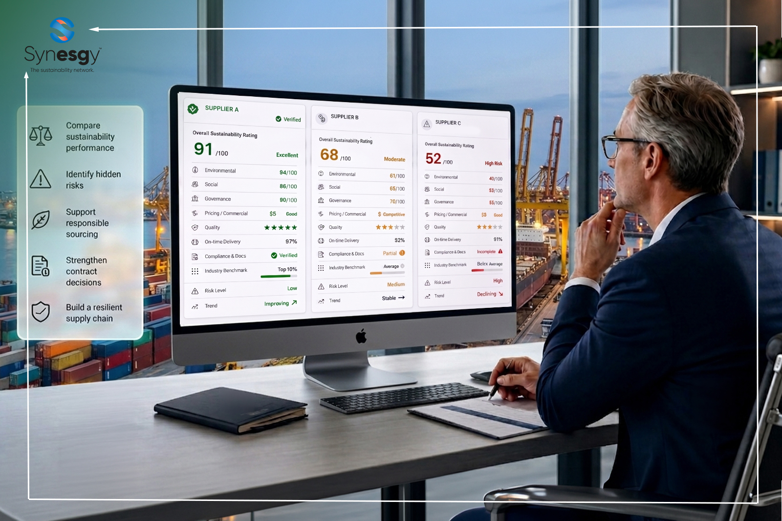 Synesgy Onsite Article Why Procurement Teams Should Care About Supplier Sustainability Ratings.
